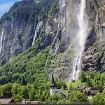 Staubbach Beautiful Waterfall