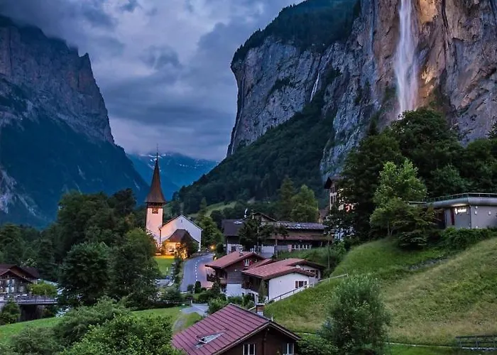 Staubbach Beautiful Waterfall Lejlighed *