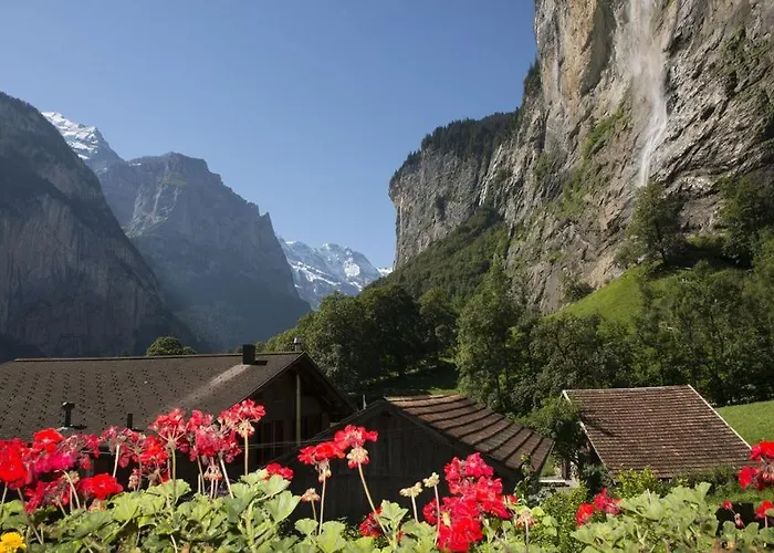 Staubbach Beautiful Waterfall Lejlighed *